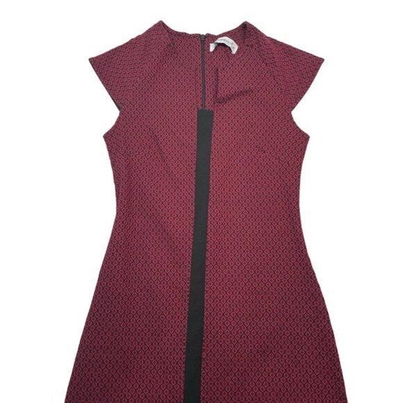 RINASCIMENTO Textured Patterned Fitted Sheath Dress Sz Medium - Picture 2 of 5